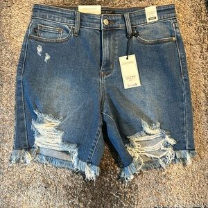 Judy blue destroyed jeans shorts